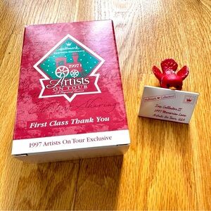 Hallmark Keepsake Ornament 1997 First Class Thank You